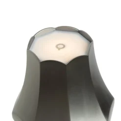 Retro Tischleuchte Gunmetal wiederaufladbar IP44 - Granny