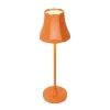 Retro-Tischleuchte orange wiederaufladbar IP44 - Granny