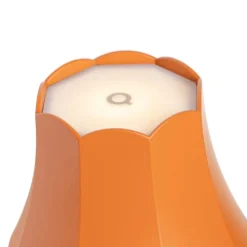 Retro-Tischleuchte orange wiederaufladbar IP44 - Granny