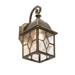 Romantische Außenwandleuchte Bronze - London