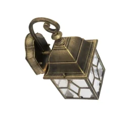 Romantische Außenwandleuchte Bronze - London