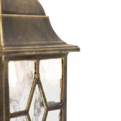 Romantische Außenwandleuchte Bronze - London