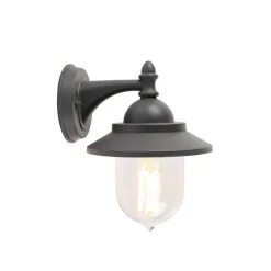 Romantische Außenwandleuchte dunkelgrau - Oxford