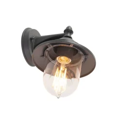 Romantische Außenwandleuchte dunkelgrau - Oxford