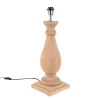 Rural Tischlampe Holz ohne Schatten - Klette
