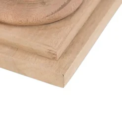 Rural Tischlampe Holz ohne Schatten - Klette