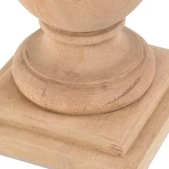 Rural Tischlampe Holz ohne Schatten - Klette