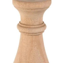 Rural Tischlampe Holz ohne Schatten - Klette