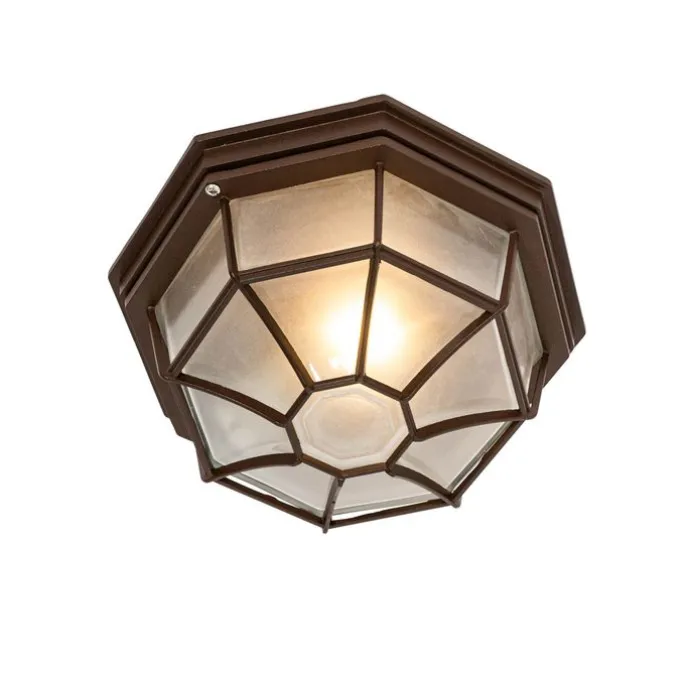 Rustikale Deckenleuchte Rostbraun 26,5 IP44 - Bri