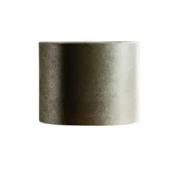 Samtlampenschirm grün mit goldener Innenseite 18/18/14