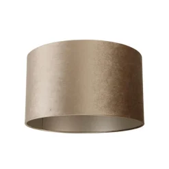 Samtlampenschirm Taupe 35/35/20