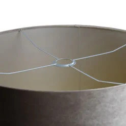 Samtlampenschirm Taupe 50/50/25