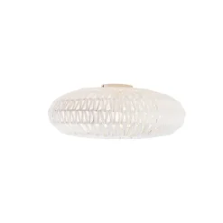 Schicke Retro-Deckenleuchte weiß inkl. WLAN A60 - Lina