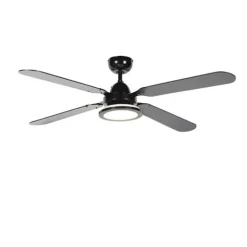 Schwarzer Deckenventilator mit Fernbedienung – Fanattic