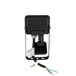 Schwarzer Heizkörper inkl. LED 10W IP65 mit Bewegungssensor - Levana