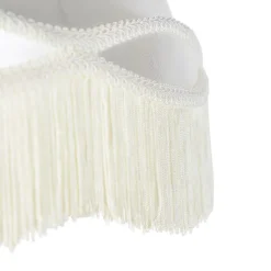 Seidenlampenschirm Creme 45/30/44 - Granny