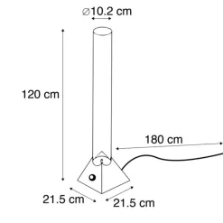 Seifenblasenschlauch 9,5 Liter grau inkl. LED - Sealife