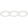 Set aus 3 badezimmer Einbaustrahlern rund LED 5W wasserdicht - Blanca