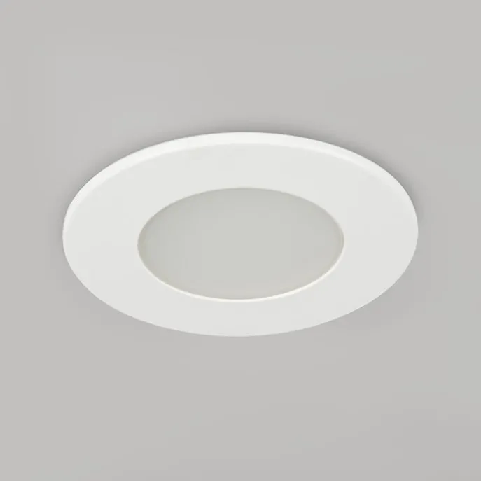 Set aus 3 badezimmer Einbaustrahlern rund LED 5W wasserdicht - Blanca