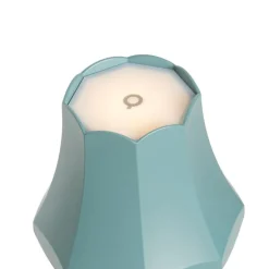 Set aus 2 Retro-Tischleuchten Mineralblau wiederaufladbar IP44 - Granny