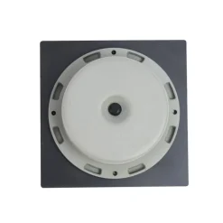 Set mit 6 Bodeneinbaustrahlern Schwarz Quadratisch inkl. LED IP65 Solar - Terry