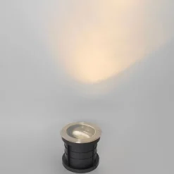 Set mit 6 Bodenstrahlern Stahl AR111 verstellbar IP65 - Delux Honey