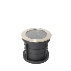 Set mit 6 Bodenstrahlern Stahl AR111 verstellbar IP65 - Delux Honey