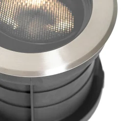 Set mit 6 Bodenstrahlern Stahl AR111 verstellbar IP65 - Delux Honey