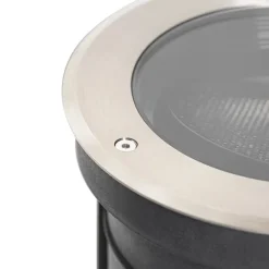 Set mit 6 Bodenstrahlern Stahl AR111 verstellbar IP65 - Delux Honey