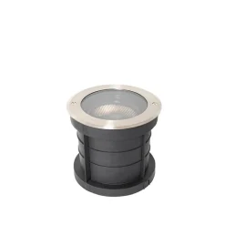 Set mit 6 Bodenstrahlern Stahl AR111 verstellbar IP65 - Delux Honey