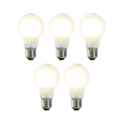 Set mit 5 dimmbaren LED-Glühlampen E27 A60 7W 806 lm 2700K