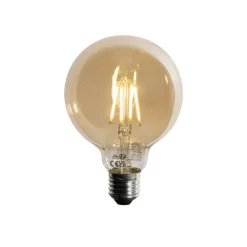 Set mit 5 E27 3-Stufen dimmbare LED-Glühbirne Gold G95 4W 450lm 2700K