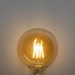 Set mit 5 E27 3-Stufen dimmbare LED-Glühbirne Gold G95 4W 450lm 2700K