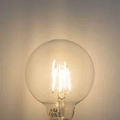 Set mit 5 E27 3-Stufen dimmbare LED-Glühbirne G95 4W 450lm 3000K