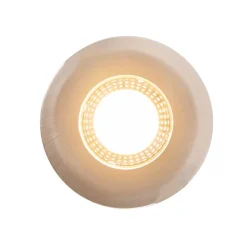 Set mit 5 Einbaustrahlern Silber 3-Stufen-Dimmbar IP44 - Ulo