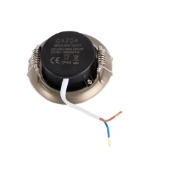 Set mit 5 Einbaustrahlern Silber 3-Stufen-Dimmbar IP44 - Ulo