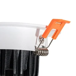 Set mit 6 Einbaustrahlern Weiß 6,8 cm inkl. LED 750 lm Dimmbar IP65 - Gaius