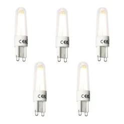 Set mit 5 G9 LED-Glühlampe 2,5 W 240 lm 2300 K