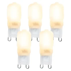 Set mit 5 G9-LED-Lampen CUTE PC 2W 200 lm 2700K