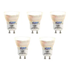 Set mit 5 GU10 LED-Glühbirnen 35mm 3.5W 180 lm 2700K