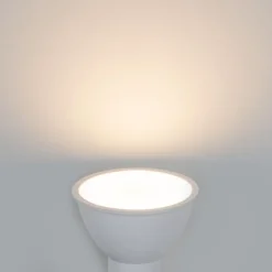 Set mit 5 GU10 LED-Lampen mit Dämmerungssensor 5W 380lm 2700K