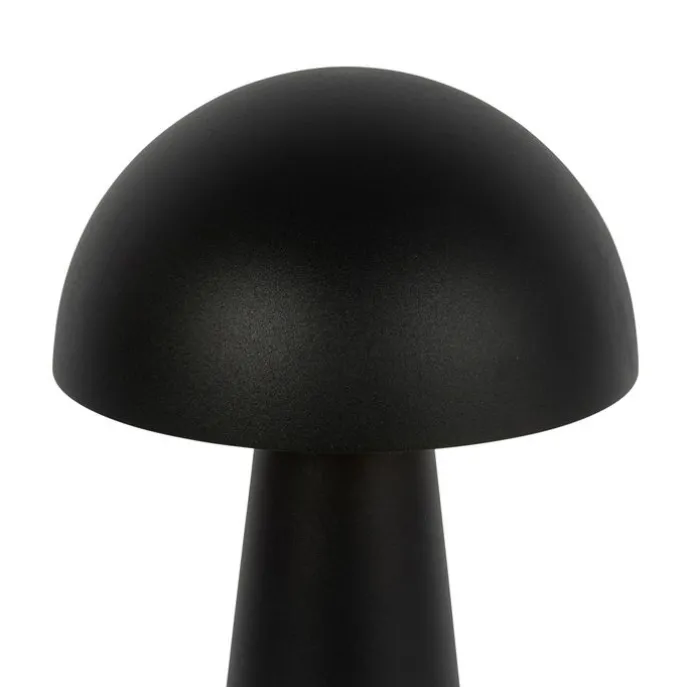 Set mit 2 intelligenten Außen-Stehleuchten schwarz 50 cm und 65 cm - Mushroom