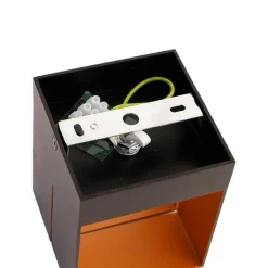 Set mit 4 intelligenten Wandleuchten schwarz mit Gold 9,7 cm inkl. Wifi G9 - Transfer Groove