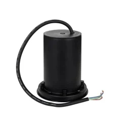 Set mit 6 modernen Außen-Bodenspothlights schwarz 35 mm verstellbar IP65 - Delux