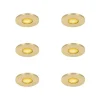Set mit 6 modernen Badezimmer-Einbaustrahlern Gold IP54 - Shed Honey