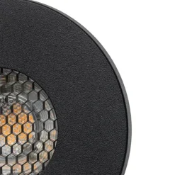 Set mit 6 modernen Badezimmer-Einbaustrahlern schwarz IP54 - Shed Honey