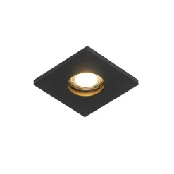 Set mit 6 modernen Badezimmer-Einbaustrahlern schwarz - Doku