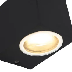 Set mit 2 modernen Wandleuchten schwarz IP44 - Baleno I