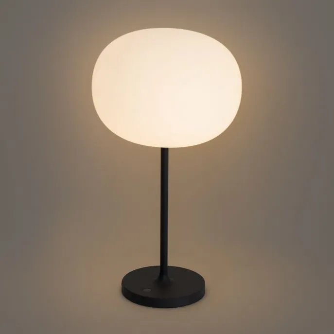 Set mit 2 modernen wiederaufladbaren Tischlampen weiß - Maloi