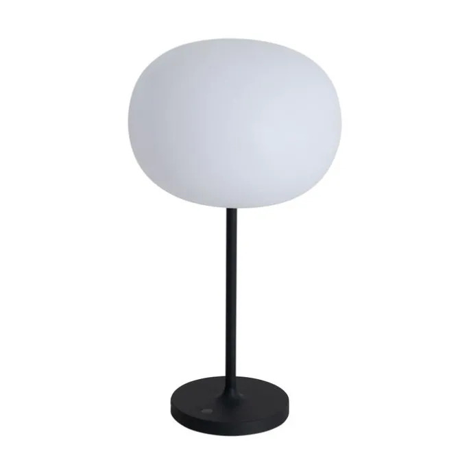 Set mit 2 modernen wiederaufladbaren Tischlampen weiß - Maloi